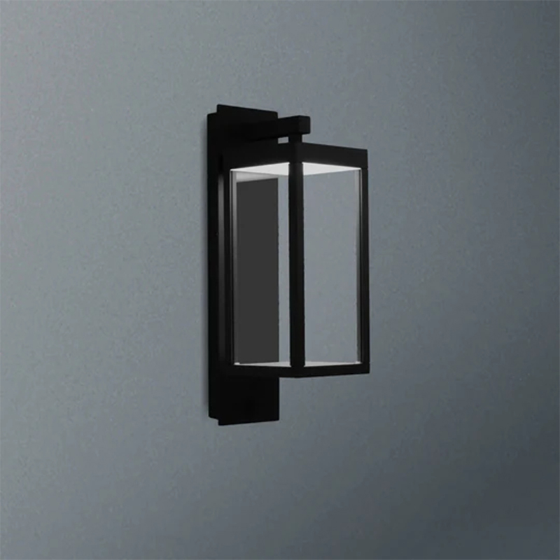 22559 Luce da Esterno Ingresso Cortile Luce LED con Lanterna in Alluminio Sensore Giorno e Notte per Portico