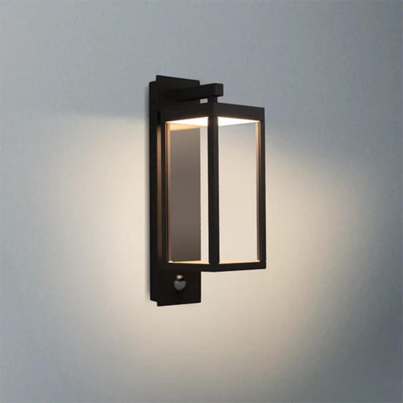 22529 IP54 13W 750Lm LED Lampada da parete per esterno con sensore giorno/notte nero/bianco/grigio