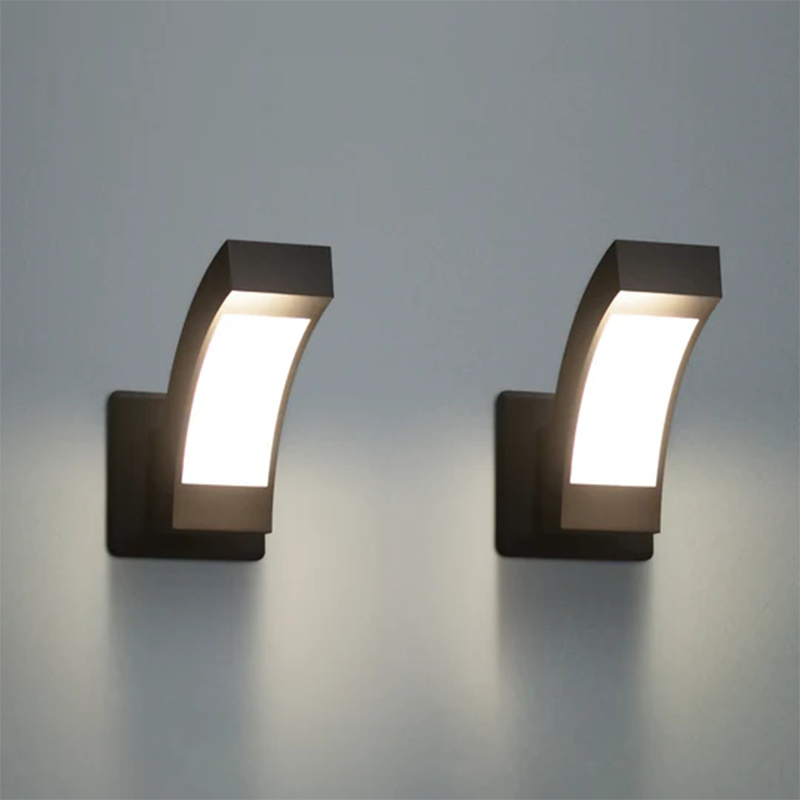 12557 Lampada da parete per esterni a LED in confezione da 2