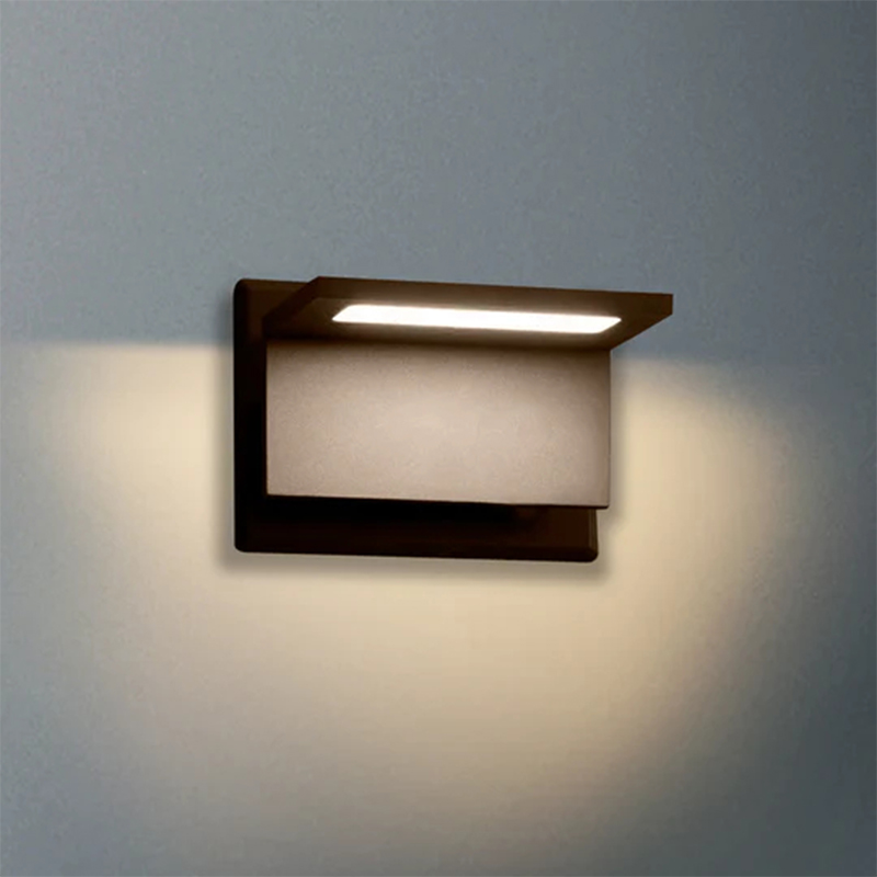 17309 IP54 10W 680Lm LED Lampada da parete per esterno Nero/Grigio/Bianco