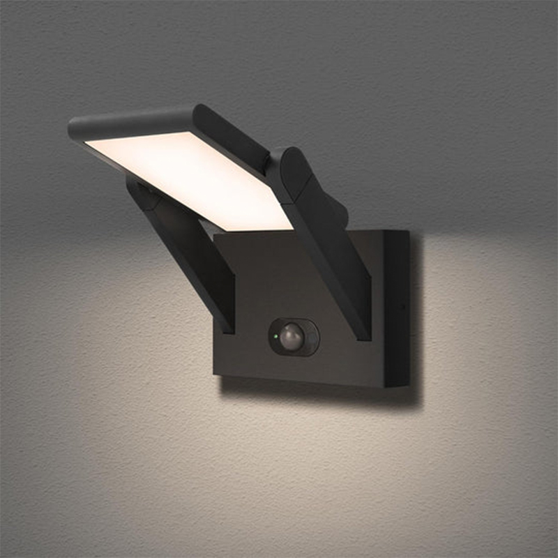 52011 Lampada da parete con sensore di movimento solare